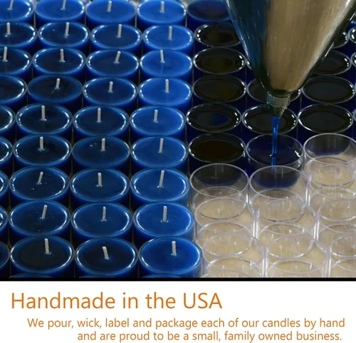 Miniatura 4 de Candeo Candle Holiday Elegance Tealights - Paquete de 12 velas de mezcla de cera de abeja de soja, Navidad victoriana, grosella roja, pomandro