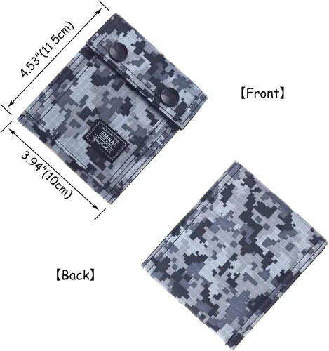 Miniatura 2 de Carteras de los hombres impreso camuflaje bilingüe adolescentes niños para niños
