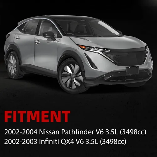 Miniatura 2 de MITZONE Juego de tapas de válvula izquierda y derecha con pernos de junta compatible con Nissan Pathfinder Infiniti QX4 3.5L 2002-2004 Reemplazar