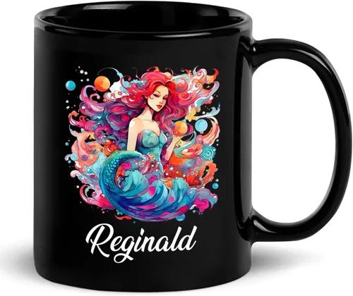 Miniatura 11 de Taza de café negra de hormigas personalizada de 11 onzas, 15 onzas, taza de café de hormigas personalizada con nombre, taza de té de cerámica