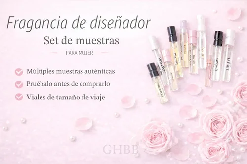 Miniatura 9 de Set de descubrimiento muestrario de perfume de diseñador para mujer lote x 12 frascos de muestra - Muestras de fragancias de gama alta para mujer