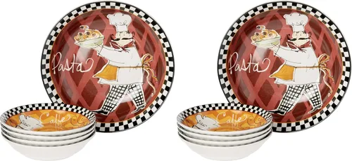 Miniatura 8 de Certified International Corp Certified International Chefs on the Go - Juego de pasta, multicolor, 5 piezas