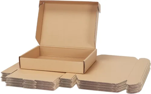 Miniatura 26 de PHAREGE - Paquete de 25 cajas de envío de 6 x 6 x 2 pulgadas, cajas de cartón corrugado marrón, cajas de correo pequeñas para embalaje de pequeñas