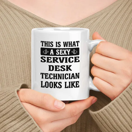 Miniatura 143 de Divertido regalo para administrador – Taza de cerámica blanca de 11 oz y 15 oz – Esto es lo que un administrador parece