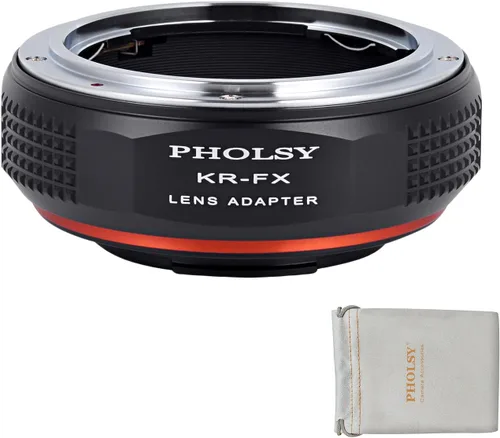 Miniatura 13 de PHOLSY Adaptador de montaje de lente AF a Fuji X con anillo de control de apertura compatible con lente Sony A Minolta AF a cámara Fuji X Mount