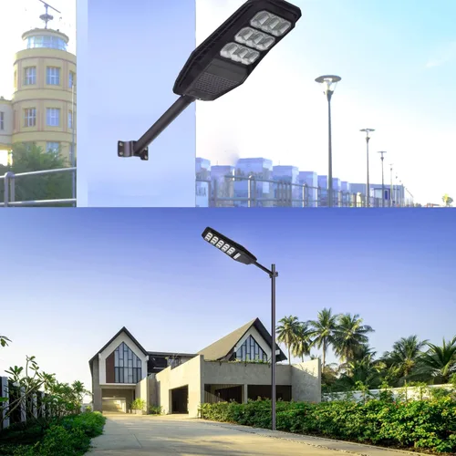 Miniatura 5 de Paquete de 2 Soportes de Montaje para Poste de Luz, Kit de Extensión de Soporte de Montaje para Poste Solar, Tubos de Metal Negro para Bandera