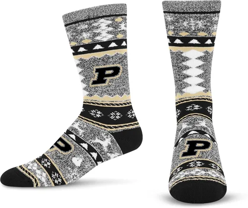 Miniatura 50 de For Bare Feet Ugly Holiday Sweater Crew Sock NCAA