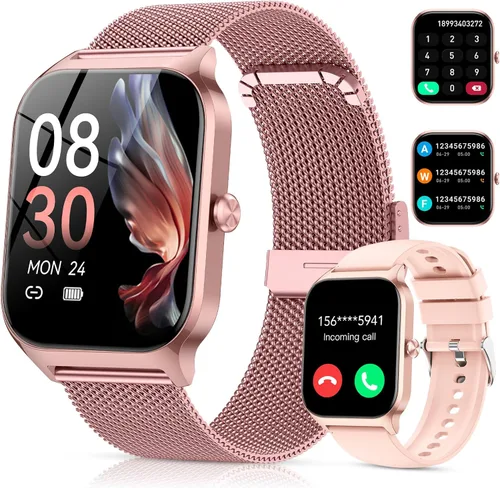 Reloj inteligente para Android y iPhone, rastreador de actividad física de 1.91 pulgadas, reloj inteligente para hombres y mujeres con