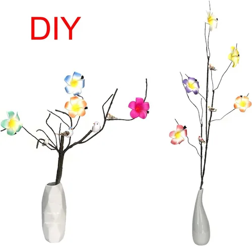 Miniatura 6 de Pursuestar 48 piezas de mini pájaros artificiales hechos a mano, flores, manualidades, hogar, jardín, fotografía, fiesta, boda, bricolaje