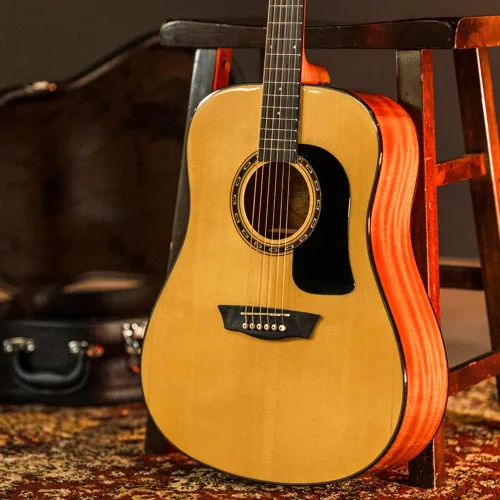 Miniatura 7 de Washburn Aprendiz D5 con funda, guitarra acústica