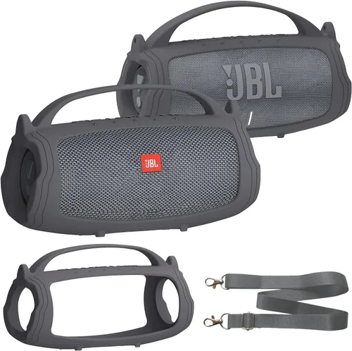 Miniatura 8 de Funda de silicona compatible con altavoz Bluetooth portátil JBL Charge 4/5, funda suave para altavoces Bluetooth JBL Charge 4/5