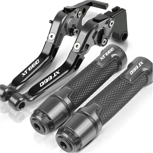 Miniatura 15 de Embrague de freno para motocicleta, accesorios CNC, ajustable, plegable, extensible, con logotipo, palancas de embrague de freno, manillar, extremos