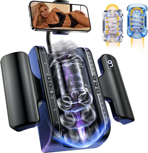 Miniatura 11 de EINSEO AI Sync Masturbador Masculino Juguetes Sexuales para Hombres - Juguetes Sexuales Masculinos para Adultos con 7 Modos de Empuje y 7 Modos