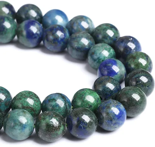 Miniatura 25 de 88 cuentas de cuarzo rutilado dorado de piedra natural de 4MM (5/32 de pulgada), gemas de grado 2A, cristal semiprecioso de actinolita, cuentas
