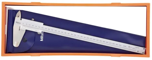 Miniatura 4 de Mitutoyo 530 Series Vernier, calibre de acero inoxidable métrico para mediciones de profundidad, interior, exterior y espacios., 1