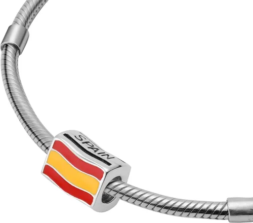 Miniatura 24 de Bolenvi Banderas Travel Country, dijes para el día de la madre, plata de ley 925 para pandora y pulseras o collares similares, joyería para mujeres