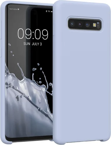 Miniatura 24 de kwmobile Funda compatible con Samsung Galaxy S22 - Funda de silicona TPU con acabado suave - Blue Reef