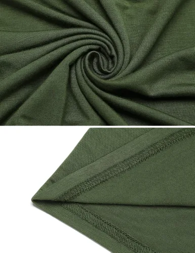 Miniatura 5 de Ekouaer Vestido de parto y parto, camisón de lactancia, camisones de maternidad para hospital, camisón corto de lactancia materna, talla XXL