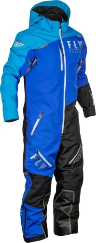 Miniatura 6 de Fly Racing Monosuit Impermeable Cobalt – Traje de Moto de Nieve con Hydraguard Pro, Durabilidad Cordura y Ventilación 2Cool Negro/Gris (Shell)