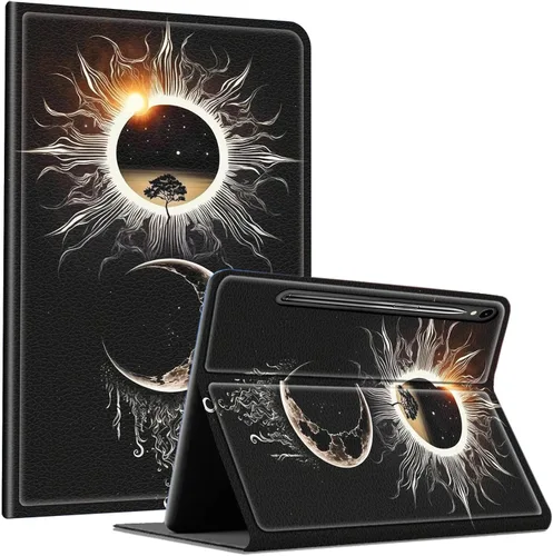 Miniatura 67 de Slim Case for Samsung Galaxy Tab S10 Lite / S10 FE / S9 FE 10.9" & Galaxy Tab S9 11", Multi-Angle Stand PU Leather Smart Folio Cover with Soft TPU