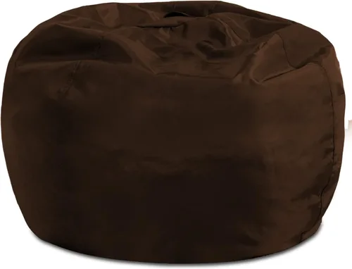 Miniatura 114 de Posh Beanbags - Sillón puff grande, 38 pulgadas, color azul rey sólido Nylon suave - Azul real