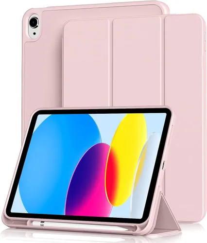Miniatura 16 de Aoub - Estuche para iPad (A16) 11ª generación 11 pulgadas 2025, iPad 10ª generación 10.9 pulgadas 2022 con soporte para lápiz, con carcasa trasera