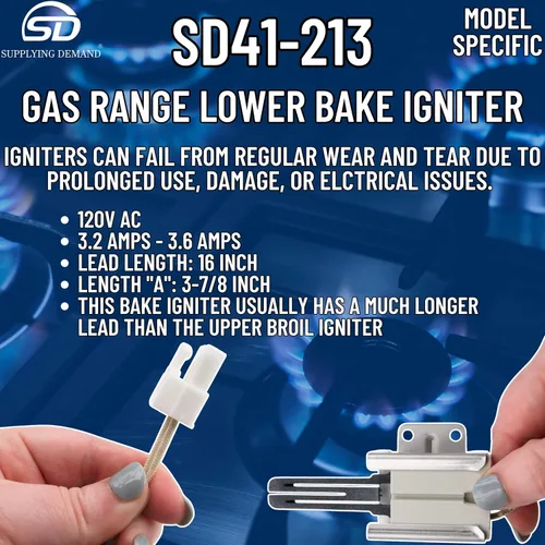 Miniatura 8 de Supplying Demand 316489403 5304508786 Encendedor de Horneado Inferior para Estufa de Gas de Reemplazo Modelo Específico No Universal