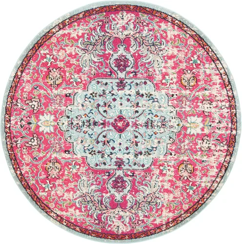 Miniatura 55 de SAFAVIEH Colección Madison MAD447B - Tapete bohemio con medallón antiguo y elegante, no desprende pelusa, para la sala, dormitorio, comedor