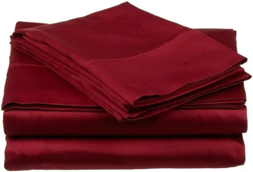 Miniatura 29 de Juego de sábanas de lujo para sofá cama individual, color negro, 100% algodón egipcio de 800 hilos, se adapta fácilmente a colchones de hasta 5