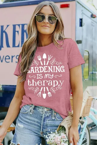 Miniatura 17 de MAIHUN Camisas de jardín para mujer, camiseta para amantes de las plantas, camiseta gráfica de jardinería, camisetas de regalo de jardinero