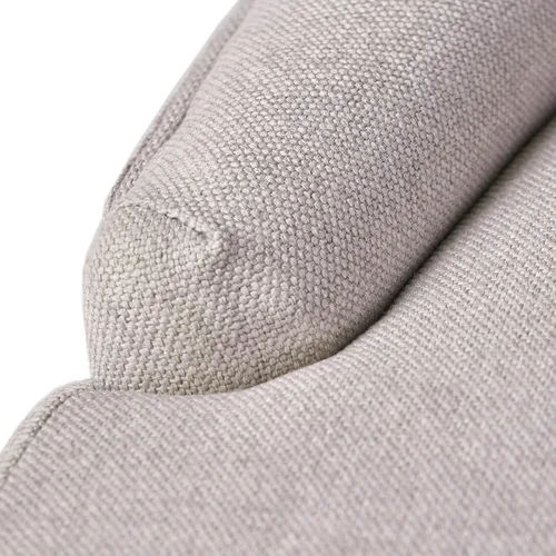 Miniatura 12 de Juego de 2 sillas de comedor Stacy Light Sky, en tela gris o verde azulado, Gris claro Gris claro + marrón oscuro