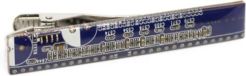 Clip de corbata para placa de circuito, regalo único para geek de la computadora
