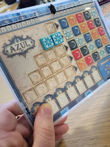 Miniatura 3 de Azul Mini Juego de Mesa - Diversión Portátil de Colocación de Fichas, Juego de Estrategia para Niños y Adultos, Edades 8+, 2-4 Jugadores, Tiempo