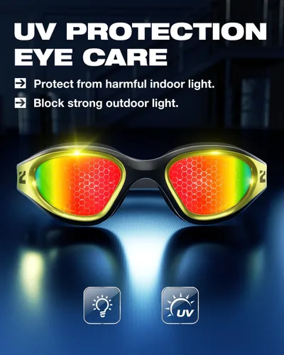 Miniatura 3 de ZIONOR G1 Nava Super Anti-niebla Gafas de natación unisex espejo/lente de humo brillante