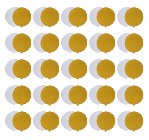 S SATC Gold PSA - Paquete de 50 discos de lija de grano 800, papel de lija autoadhesivo para alisado y acabado profesional de 6 pulgadas