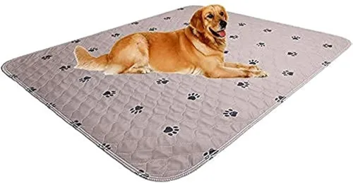 Miniatura 11 de Almohadillas lavables para cachorros, reutilizables, súper absorbentes, impermeables, almohadilla grande para orina de perro para cama de perro
