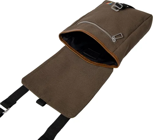 Miniatura 4 de PS Paul Smith Zebra - Bolso cruzado para hombre, color caqui, Caqui