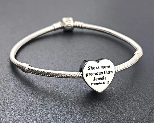 Miniatura 5 de MUERDOU Dije de corazón, pulsera cristiana con versículo bíblico para oración, fe, religiosa, regalos para mujeres