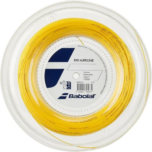 Miniatura 3 de Babolat バボラ テニスガット ロール RPMハリケーン（RPM Hurricane） 243141 Amarillo