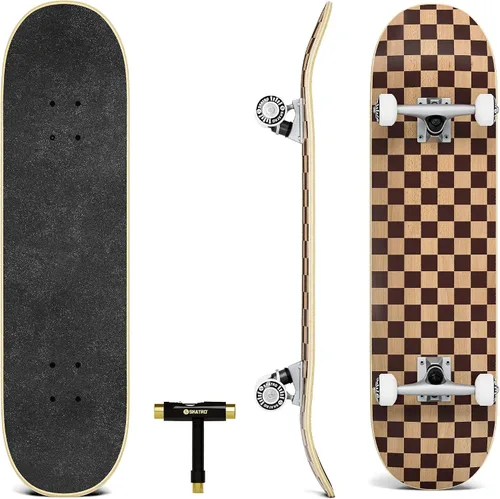 Miniatura 2 de Skatro - Patineta profesional de 31 pulgadas completa. Tabla de patinaje para edades: adultos, niños, principiantes y niñas