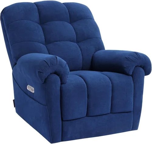 Miniatura 9 de EONIX Mordern - Silla reclinable mecedora de masaje, reclinable mecedora eléctrica de doble motor para espacios pequeños, silla reclinable Lazy Boy
