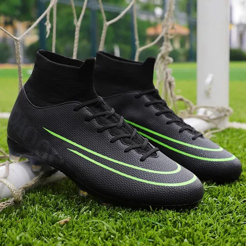 Miniatura 3 de Qzzsmy Tenis profesionales de fútbol para hombre, para interiores y exteriores, para competición, entrenamiento, atléticos, para niños grandes