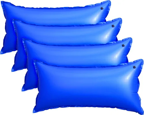 Miniatura 10 de Robelle Deluxe Almohada de aire ecualizadora de hielo, Paquete de 4, Azul