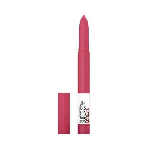 Miniatura 34 de Maybelline Super Stay Ink Crayon lápiz labial, lápiz labial mate con punta de precisión con sacapuntas integrado, larga duración de hasta 8 horas