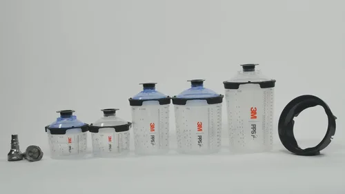 Miniatura 12 de 3M PPS 2.0 Kit de taza, tapas y forros para pistola pulverizadora, 26301, estándar, 22 onzas, filtro de 125 micrones, uso para automóviles, muebles