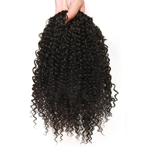 Miniatura 2 de Extensión de cola de caballo corta afro rizada para cola de caballo afroamericana, extensión de cola de caballo sintética afro rizada para mujeres