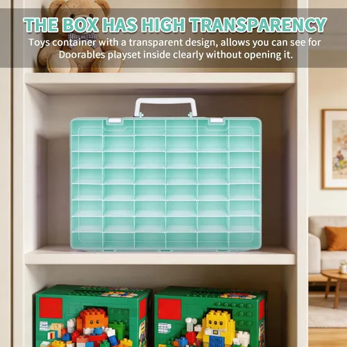 Miniatura 8 de Vitrina compatible con figuras coleccionables de Disney Doorables/para MGA Entertainment Miniverse. Organizador de almacenamiento de juguetes