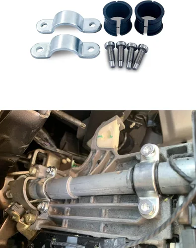 Miniatura 4 de Abrazaderas de tubo de cambio de columna de dirección de transmisión automática con bujes compatibles con F150 F250 F350 F450 F550 Explorer 2