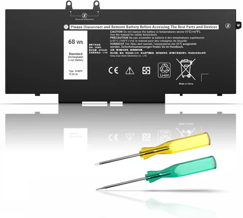 Batería para portátil de 68 Wh 3HWPP compatible con Dell Latitude 5401 5410 5411 5501 5511 5510 Precisión 3541 3550 3551 Inspiron 7500 7506 7706 2