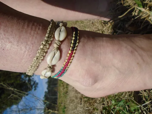 Miniatura 31 de Hemp Anklet Adjustable Tie On